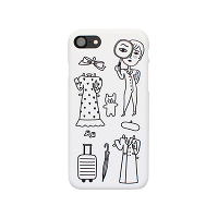 ＜avex mu-mo＞ MAGGIE PAPER DOLL SNAP CASE FOR iPHONE 7画像