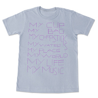 ＜avex mu-mo＞ my commmons t-shirts（パウダーグレイ/S）画像