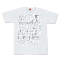 ＜avex mu-mo＞ my commmons t-shirts（white）画像