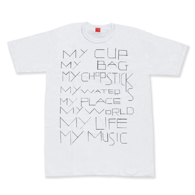 ＜avex mu-mo＞ my commmons t-shirts（white）