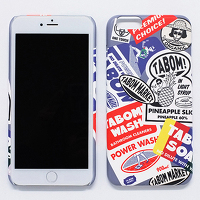 ＜avex mu-mo＞ TABOM LABEL SNAP CASE for iPhone 6 Plus画像