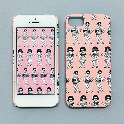 ＜avex mu-mo＞ TABOM PINK SNAP CASE for iPhone 5/5s