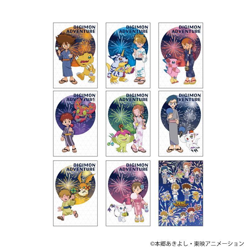 デジモンアドベンチャー」TR缶バッジ08/浴衣ver.(全8種)(グラフ