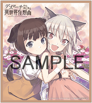 キャラクター原案shri描き下ろしミニ色紙(ポチ・タマ)