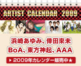 ARTIST CALENDAR 2009 �bmu-mo�V���b�v