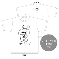 鎌田菜月　生誕記念Tシャツ＆メッセージ入り生写真（2025年8月度）