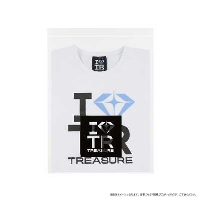 I LOVE TREASURE クロップド Tシャツ（WHITE）｜TREASURE｜mu-mo