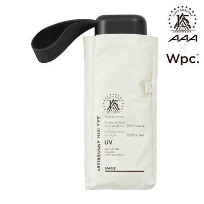 a コンパクト折りたたみ傘 晴雨兼用 Off White 生活雑貨