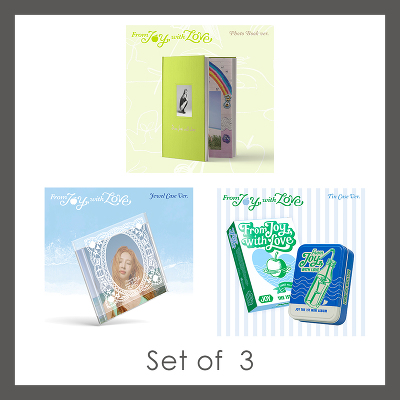 ≪3バージョンセット≫【韓国盤】From JOY, with Love（CD