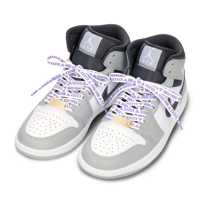 SHOELACE & PLATE(WHITE×PURPLE)