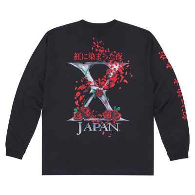 X JAPAN：ロングスリーブTシャツ A Tシャツ