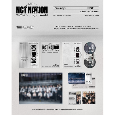 2023 NCT CONCERT - NCT NATIONFTo The World in INCHEON(3Blu-ray)