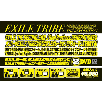 EXILE TRIBE PERFECT YEAR LIVE TOUR TOWER OF WISH 2014 ～THE