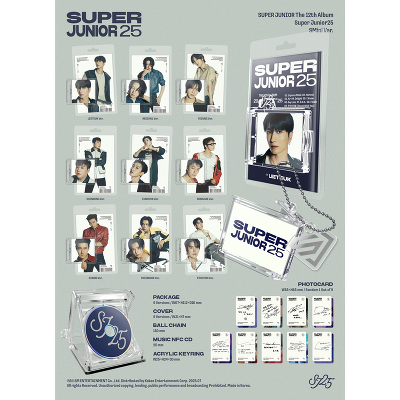 韓国盤】The 12th Album'Super Junior25'(SMini Ver./9種