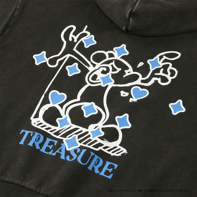 【激安通販 オンラインショップ】 COIN DELIVERY】フーディー（BLACK）｜TREASURE｜mu-mo PARKING トップス