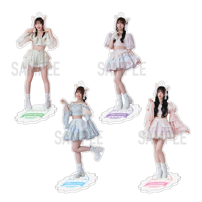 スタンド付きアクリルキーホルダー(ランダム全8種)｜わーすた