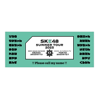 【チームE】SKE48 SUMMER Tour 2025チーム別フェイスタオル