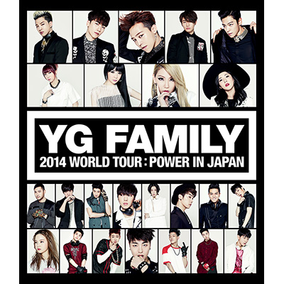 YG FAMILY WORLD TOUR 2014 -POWER- in Japan（2枚組Blu-ray）