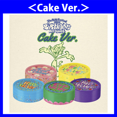 【韓国盤】Mini Album ‘The ReVe Festival 2022 - Birthday’(CD)<Cake Ver.><全5種ランダム発送>(外付けポスター)