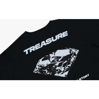 [TREASURE MAP] TREASURE T-SHIRTS TYPE 1 BLACK