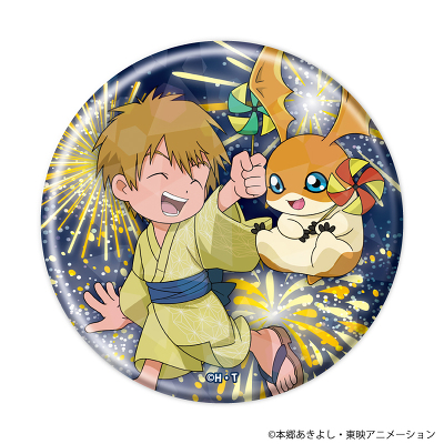 デジモンアドベンチャー ラスエボ カラオケの鉄人 缶バッジ 全8