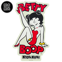 KODA KUMI ~ BETTY BOOP CAR STICKER B -WINK-