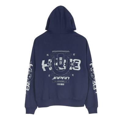ULTRA JAPAN オーバーサイズジップアップパーカー(L)