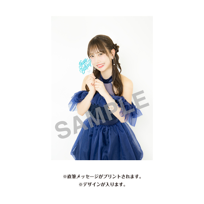 熊崎晴香 生誕記念Tシャツ(L)&メッセージ入り生写真(2026年8月度)