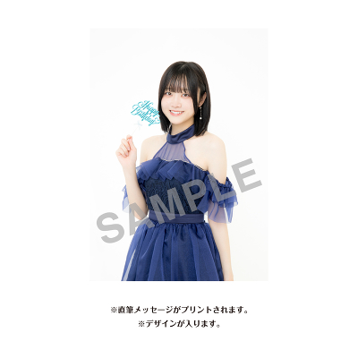 竹下茉莉花 生誕記念Tシャツ(XXL)&メッセージ入り生写真(2026年12月度)
