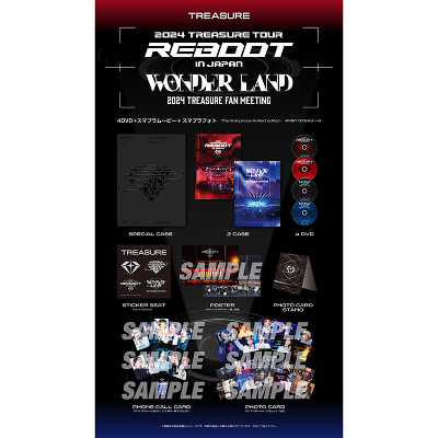 y񐶎Yz2024 TREASURE TOUR [REBOOT] IN JAPAN + 2024 TREASURE FAN MEETING~WONDERLAND~i4DVDj