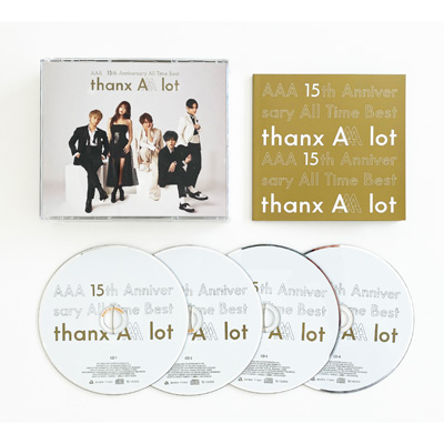 AAA 15th Anniversary All Time Best -thanx AAA lot-（4枚組CD）