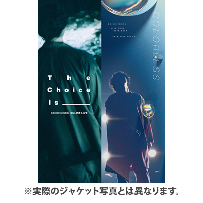 DAICHI MIURA LIVE COLORLESS / The Choice is _____（Blu-ray Disc2枚 ...