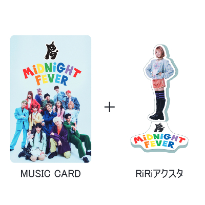 s񐶎YtMIDNIGHT FEVERyRiRi Ver.z(MUSIC CARD{GOODS)