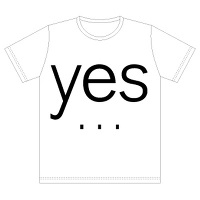 commmons YES/NO T-Shirt 白