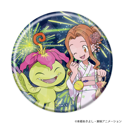格安販売中 デジモンアドベンチャー」TRホログラム缶バッジ03/浴衣ver.(全8 ストラップ