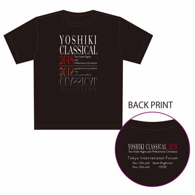 YOSHIKI CLASSICAL 2018 Tシャツ_A