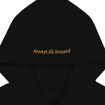 AAA20thロゴフーディー HEATHER BLACK(L)