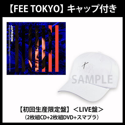 《【FEE TOKYO】キャップ付き》JAPRISON【初回生産限定盤】＜LIVE盤＞（2枚組CD+2枚組DVD+スマプラ）
