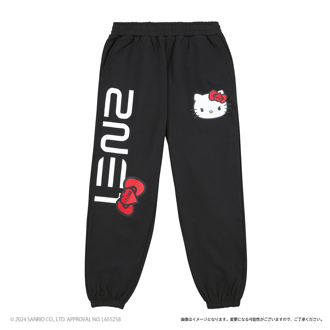 2NE1：【2NE1×HELLO KITTY】スウェットパンツ（BLACK） GOODS