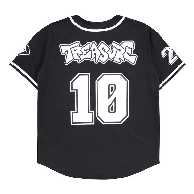 TREASURE：ベースボールシャツ（BLACK） その他ファッション
