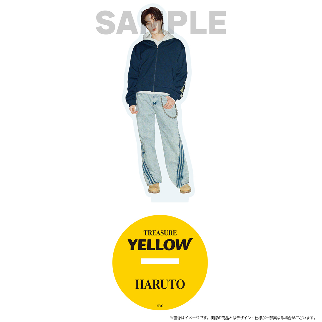 本物保証!  TREASURE：アクリルスタンド YELLOW（HARUTO） GOODS アイドル