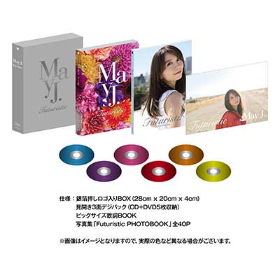 Futuristic 10th Anniversary Box Cd 5枚組dvd 写真集 May J Mu Moショップ