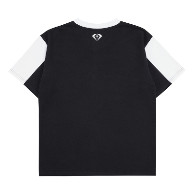 バイカラー スウェット Tシャツ（BLACK）｜TREASURE｜mu-moショップ
