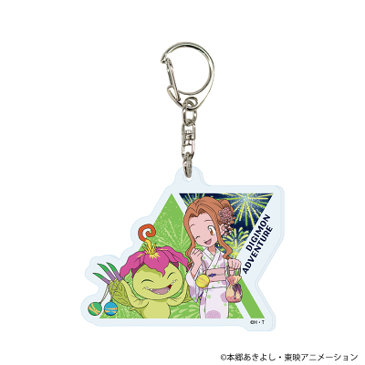 デジモンアドベンチャー 25周年展 アクキー付きカラビナ 8種