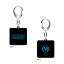 LOGO RUBBER KEYRING(BLUE)