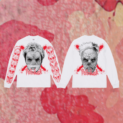 SCARS L/S TEE White(XLsize)