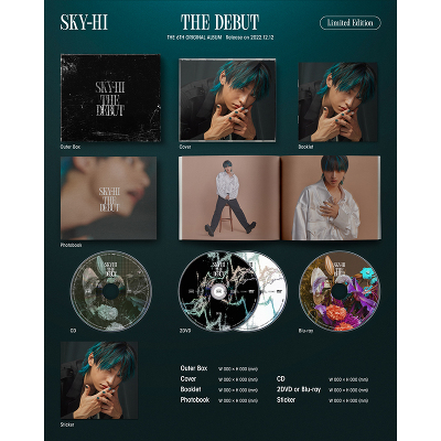 SKY-HI：【初回生産限定盤】THE DEBUT(CD+Blu-ray) CDアルバム+Blu-ray