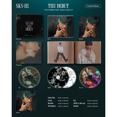 初回生産限定盤】THE DEBUT(CD+Blu-ray)｜SKY-HI｜mu-moショップ