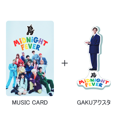 s񐶎YtMIDNIGHT FEVERyGAKU Ver.z(MUSIC CARD{GOODS)