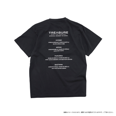 本物の TOUR Tシャツ（BLACK）｜TREASURE｜mu-moショップ K-POP・アジア